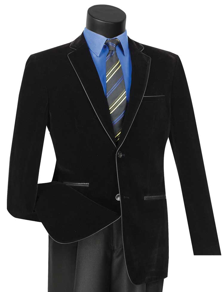 Black Velvet Slim Fit Blazer for Men | Elegant Formal & Party Wear | Perfect for Weddings, Business Meetings & Evening Events