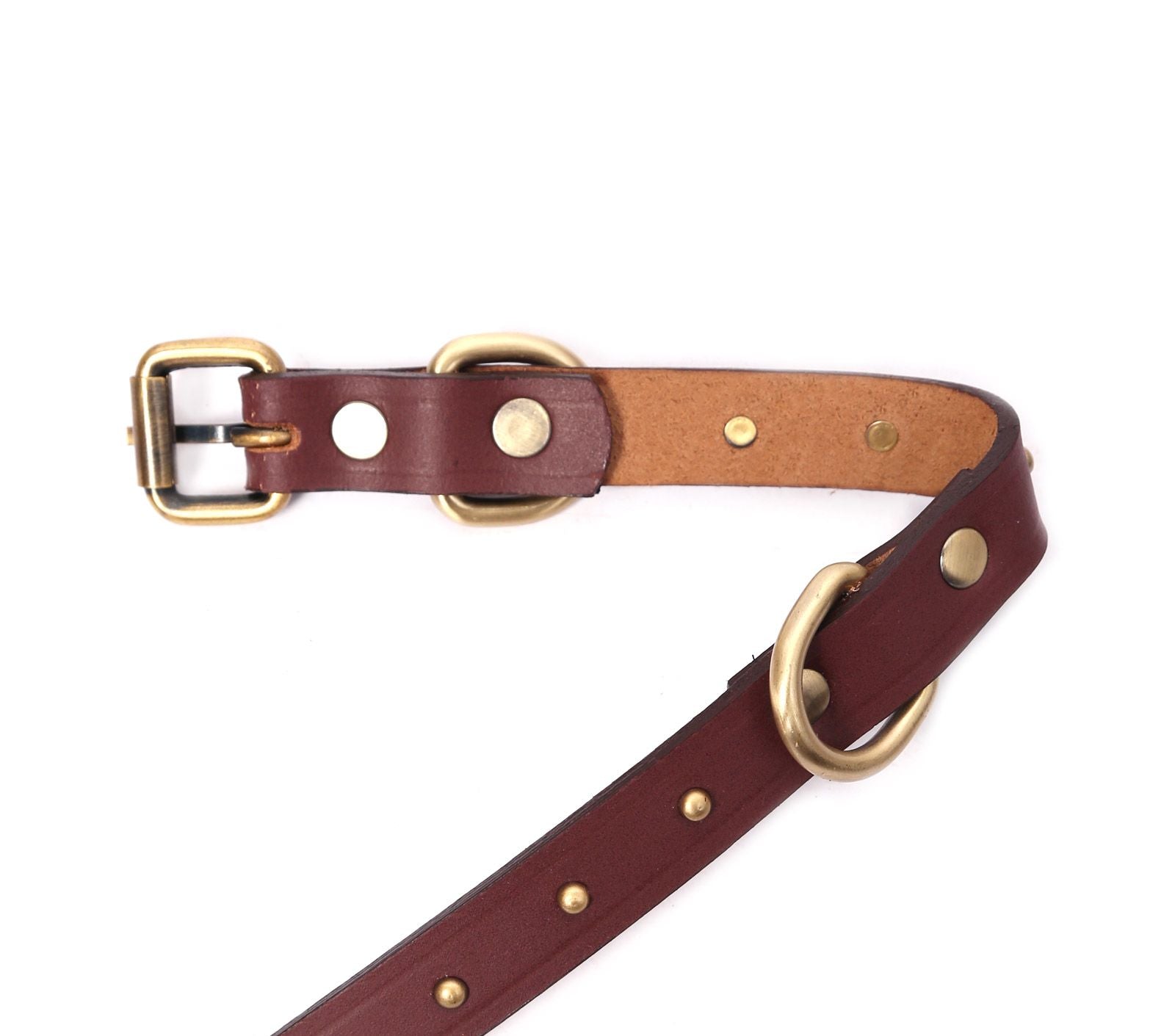 Small Dog Collar with Rhinestone Studs - Stylish & Comfortable Pet Accessory for Small Breeds - Perfect for Daily Walks, Training & Fashion Outfits