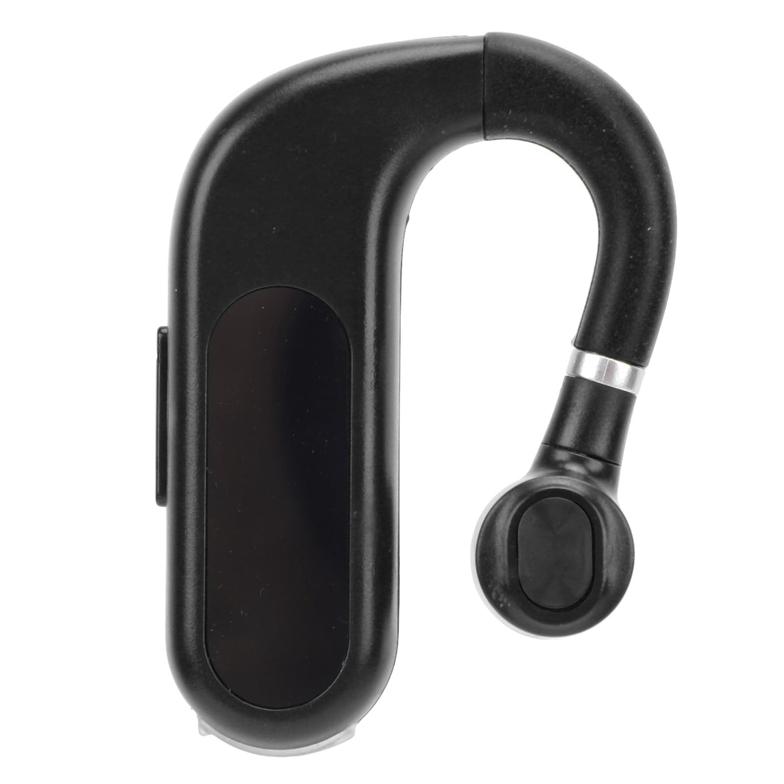Single Bluetooth Earbud - Wireless BT 5.2 Headset with Digital Display | Rotatable Comfortable Earphone with Clear Sound for Smartphones (V13 Black) | Perfect for Workouts, Commuting & Hands-Free Calls