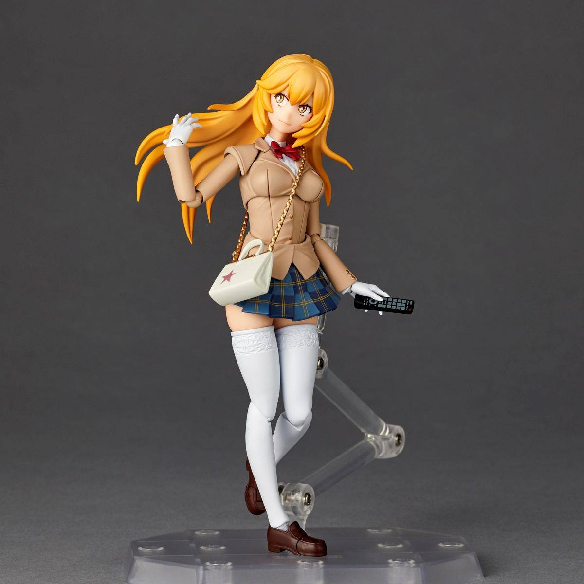 Amazing Yamaguchi Revoltech Action Figure - Misaki Shokuhou Winter Uniform Ver. (NR046) | Highly Articulated Collectible for Anime Fans & Display