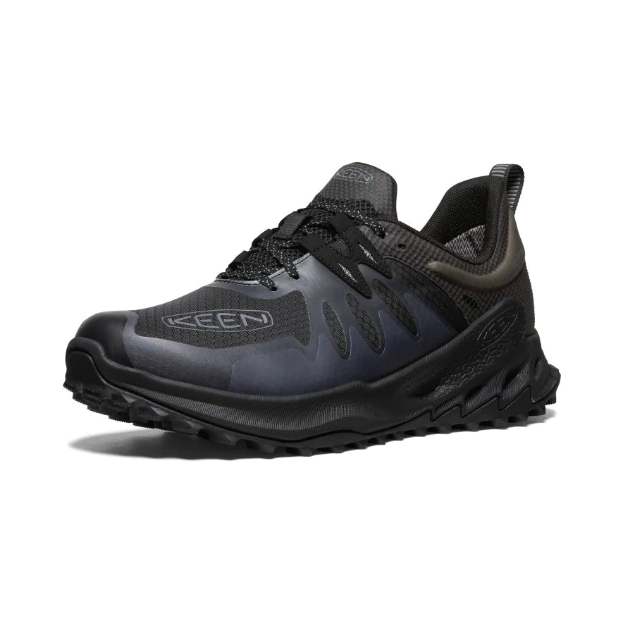 Men's Zionic WP Waterproof Hiking Boots - Black/Steel Grey | All-Terrain Outdoor Shoes for Trekking, Camping & Mountain Climbing