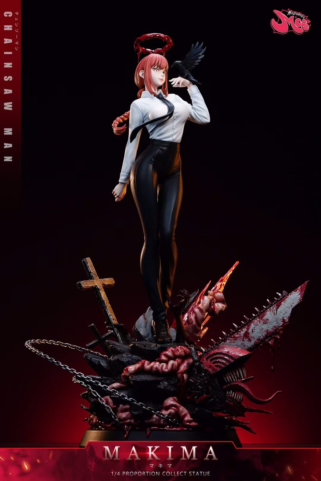 Modomodo Studio Domination Demon Makima Anime Figure - High-Quality Collectible for Anime Fans, Cosplay, and Home Decor