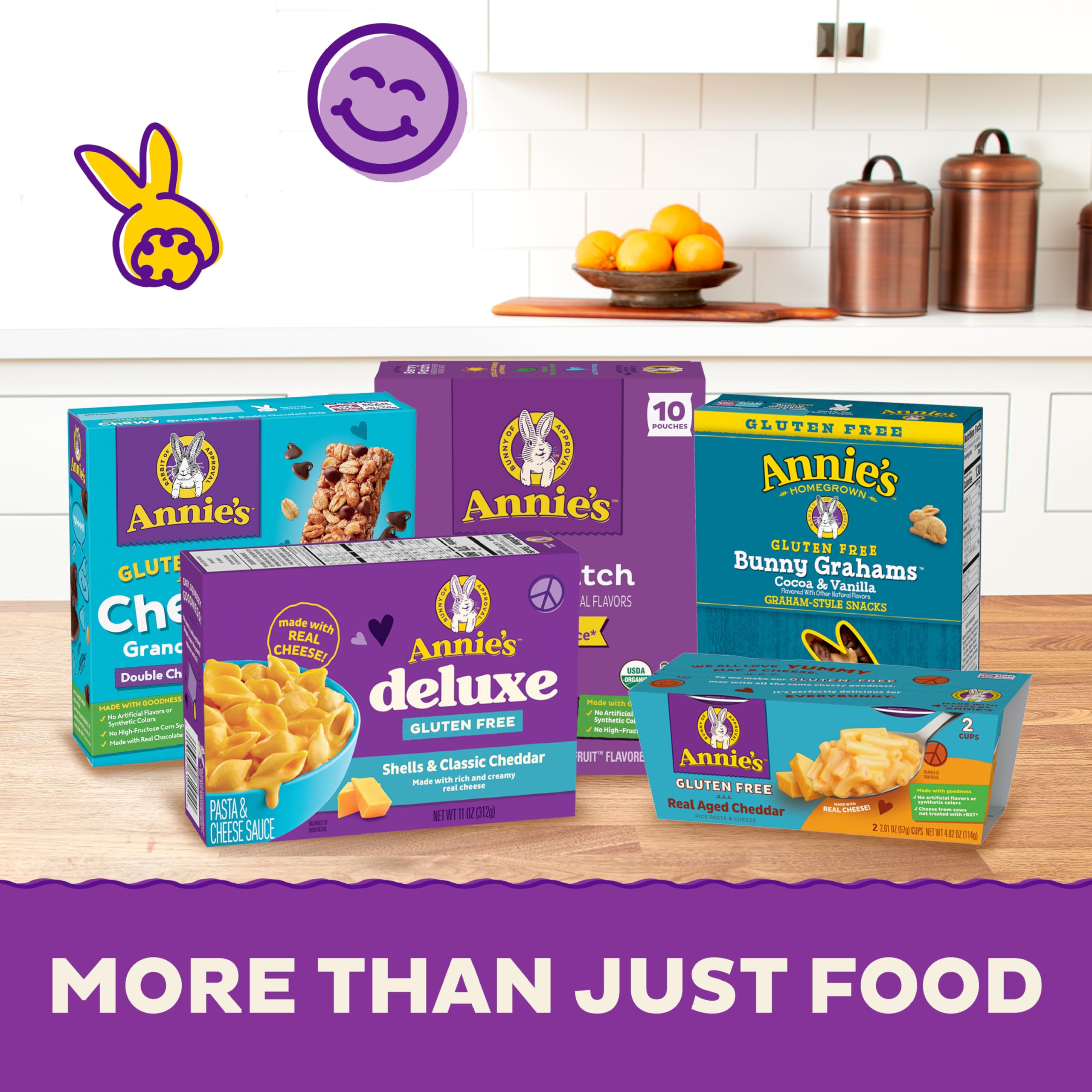 Annie's Gluten Free Chewy Granola Bars - Double Chocolate Chip, 11.76 oz (12 Count) - Healthy Snack for Kids Lunch Box, School, Hiking & On-the-Go Energy Boost