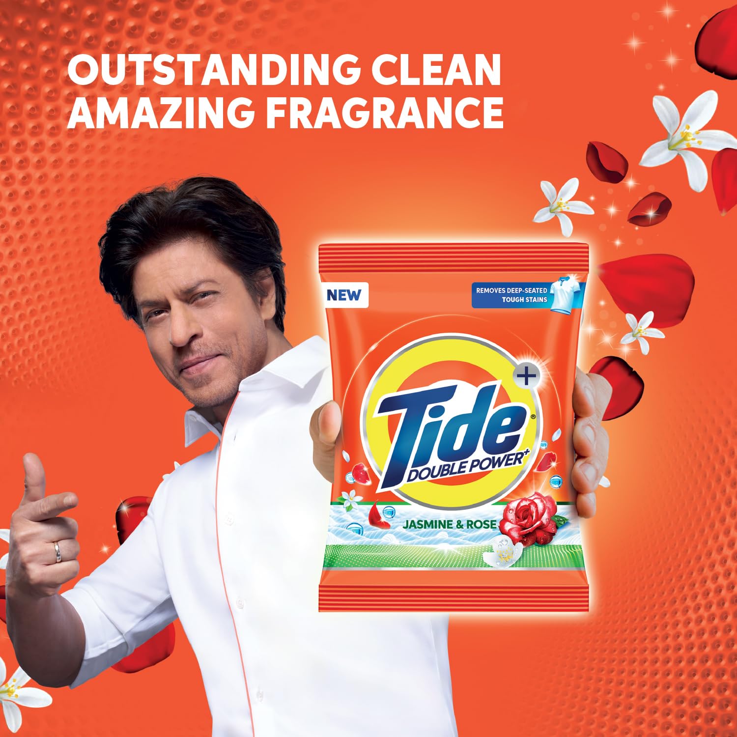 Tide Plus Laundry Detergent Powder - 1.5Kg (3.3 lbs) | Jasmine & Rose Scent | Deep Stain Remover for Oil, Gravy & Tea | Procter & Gamble | Ideal for Family Laundry & Tough Stains | Pack of 1