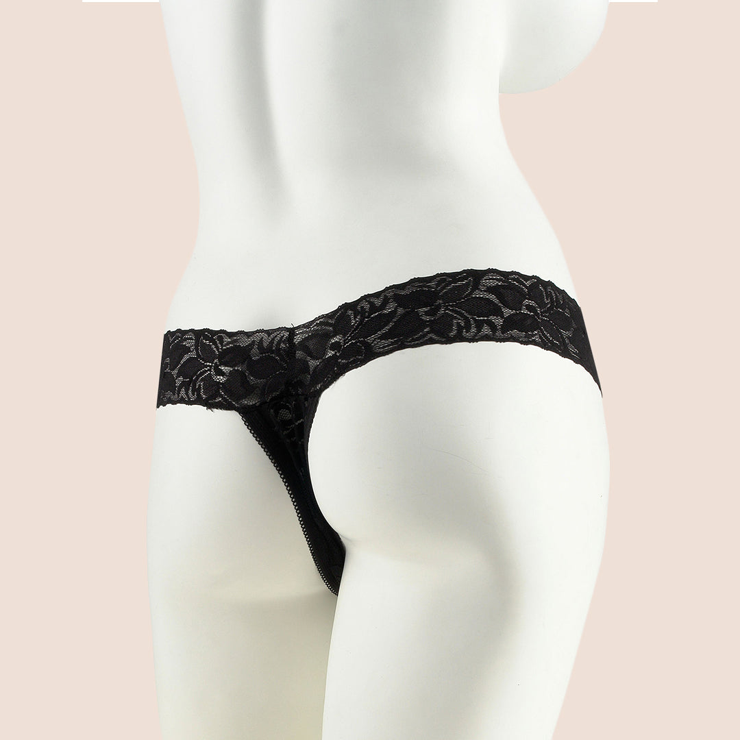 Fetish Fantasy Hanky Spank Me Vibrating Panties - Low Rise Thong for Waist Sizes 24-34 | Remote Control Lingerie for Couples Play & Adult Roleplay