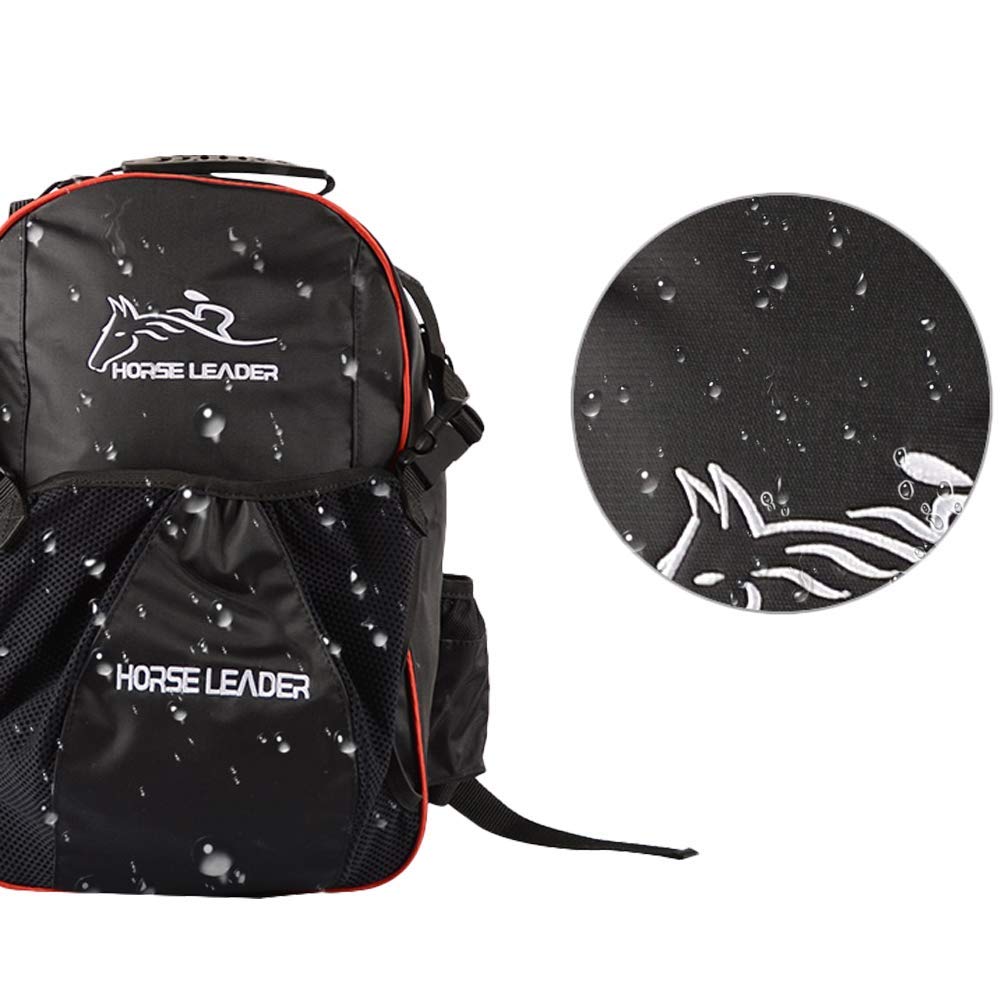 UNISTRENGH Professional Equestrian Backpack - Waterproof Horse Riding Boot & Helmet Storage Bag with Hat Compartment | Unisex Riding Gear for English Boots & Show Equipment | Perfect for Horse Shows, Trail Rides & Stable Organization