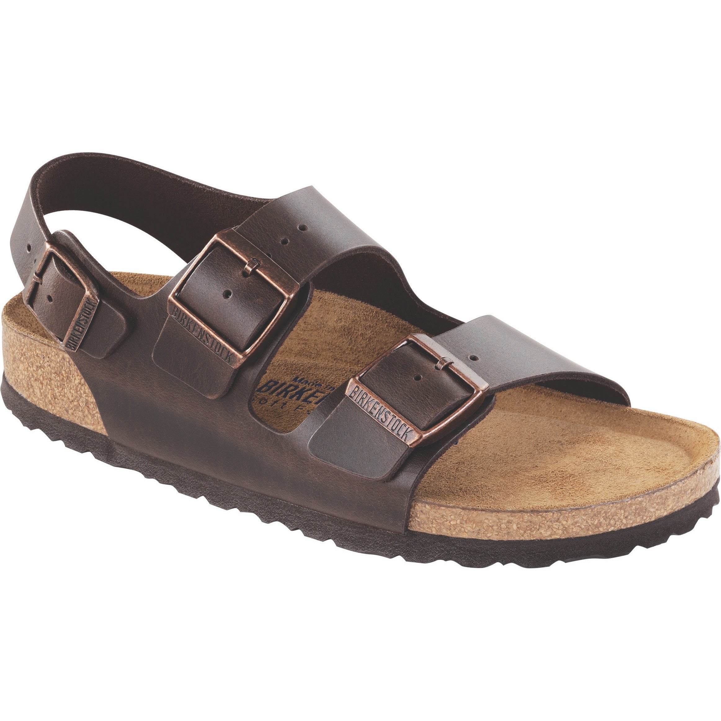 Birkenstock Milano Smooth Leather Soft Footbed Sandals - Comfortable Leather Sandals for Women & Men | Perfect for Beach, Walking & Casual Wear