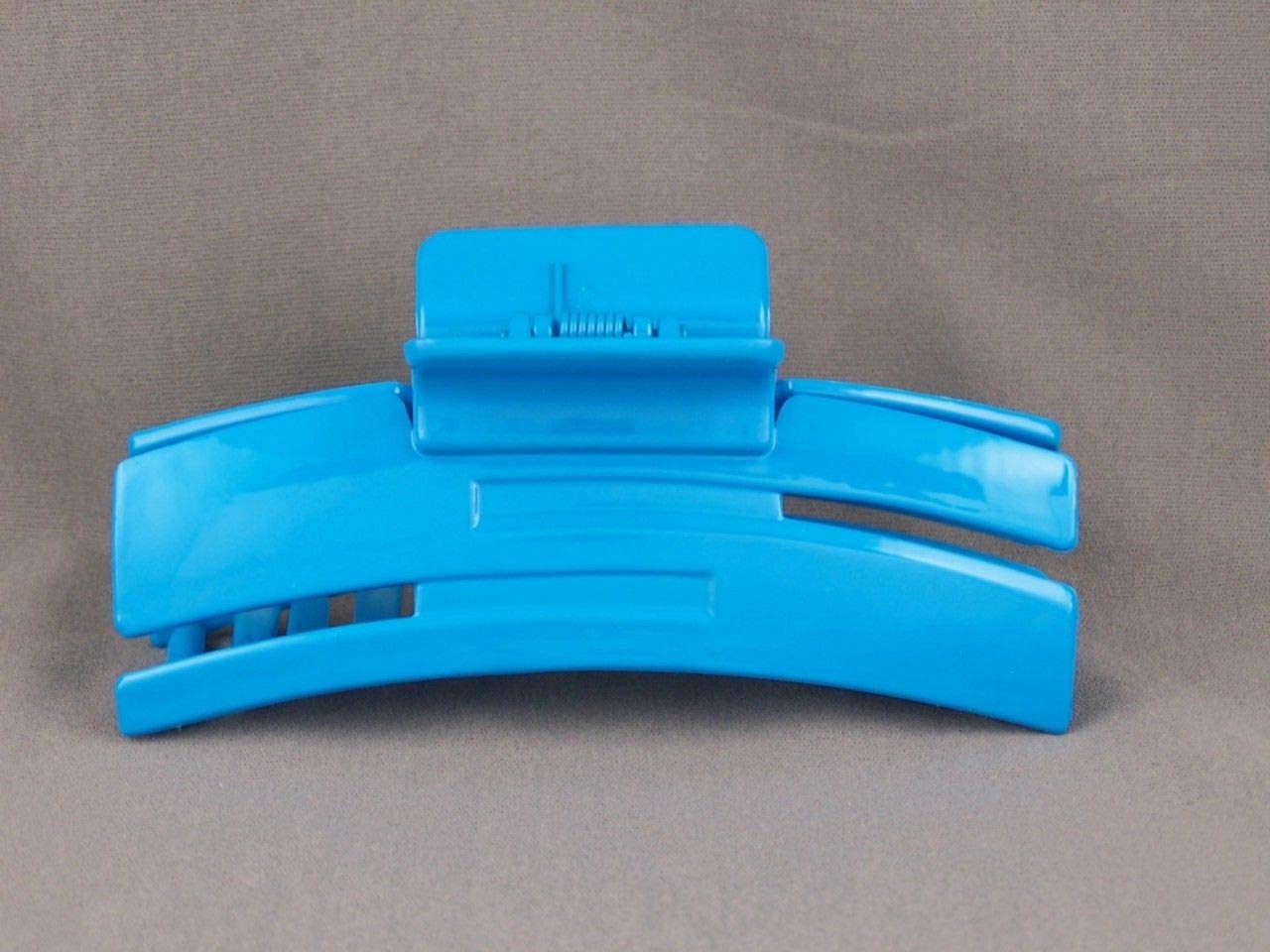 Aqua Blue Large Hair Clip for Women - 4.75 Inch Big Barrette with Claw Clamp Teeth, Colorful Hair Accessory for Thick Hair | Perfect for Ponytails, Buns & Everyday Styling