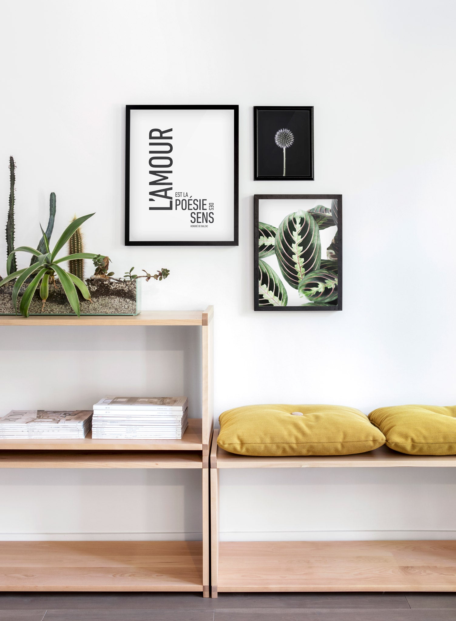 Leafy Poster - Botanical Wall Art Decor for Home & Office - Perfect for Living Room, Bedroom, and Workspace Aesthetics