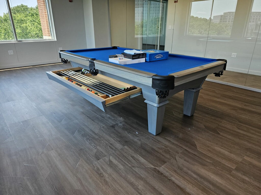 Olhausen Annabelle Pool Table - Professional 8-Foot Billiard Table for Home & Game Room | Perfect for Family Fun & Entertainment