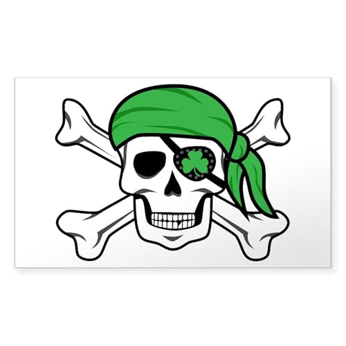 Clear - Irish Pirate Sticker