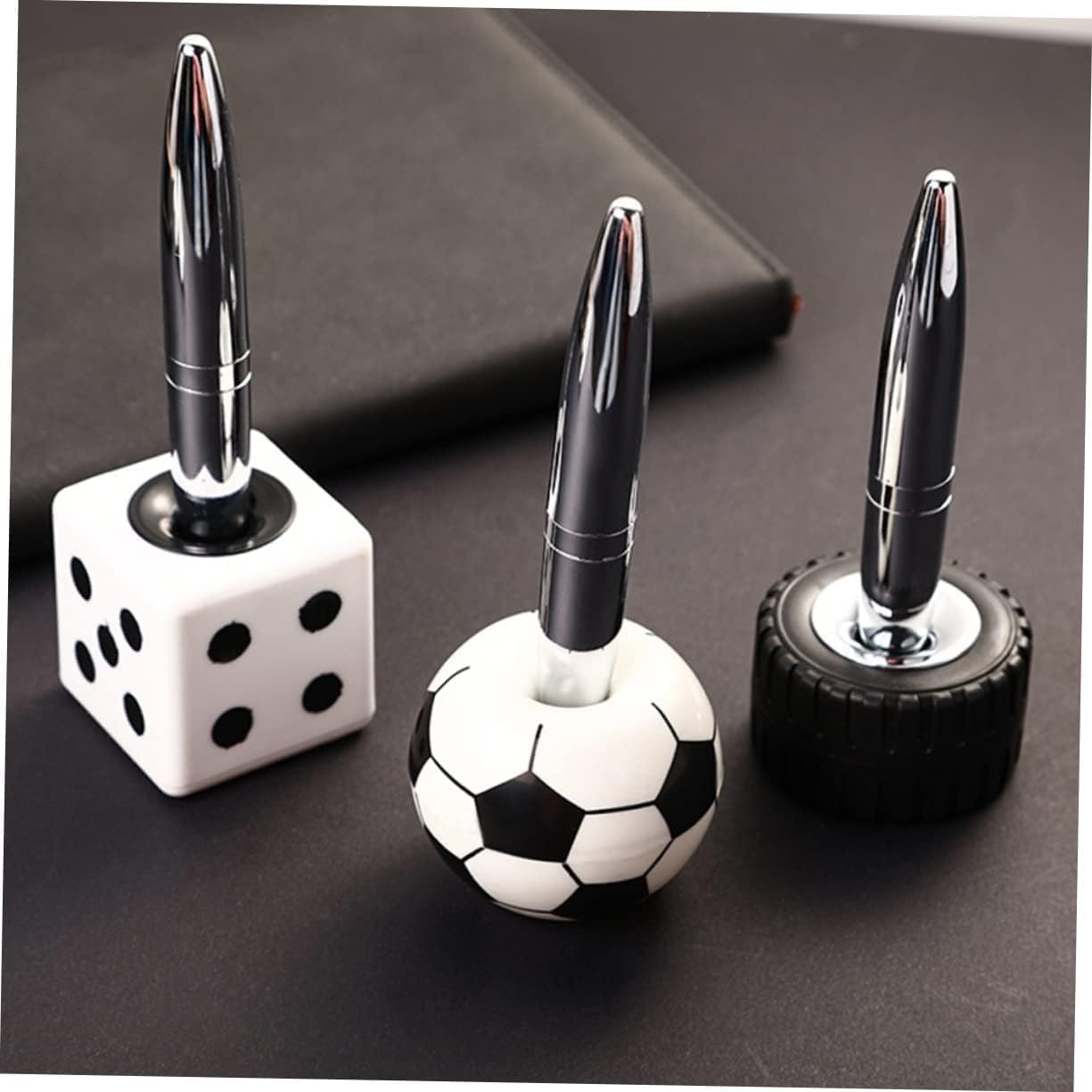 Premium Metal Gel Ink Pens - Quick-Drying Ballpoint Rollerball Pens for School, Office & Business Use - Smooth Writing Suspended Table Design - Perfect for Note Taking, Journaling & Professional Documents