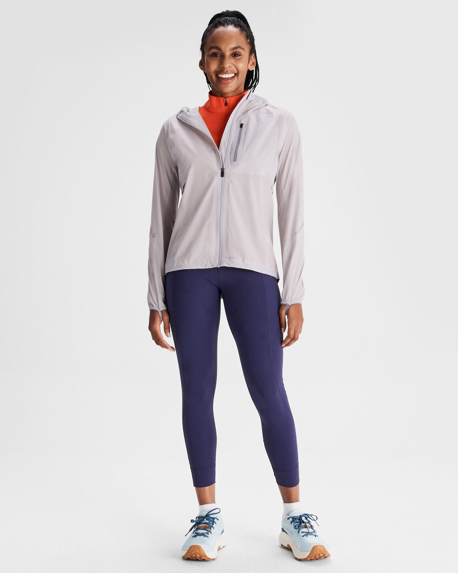 Women's Seeker 2.5L Waterproof Rain Jacket - Lightweight Windproof Hooded Outdoor Shell for Hiking & Travel (Dove Grey) - Perfect for Camping, Commuting & Rainy Day Adventures