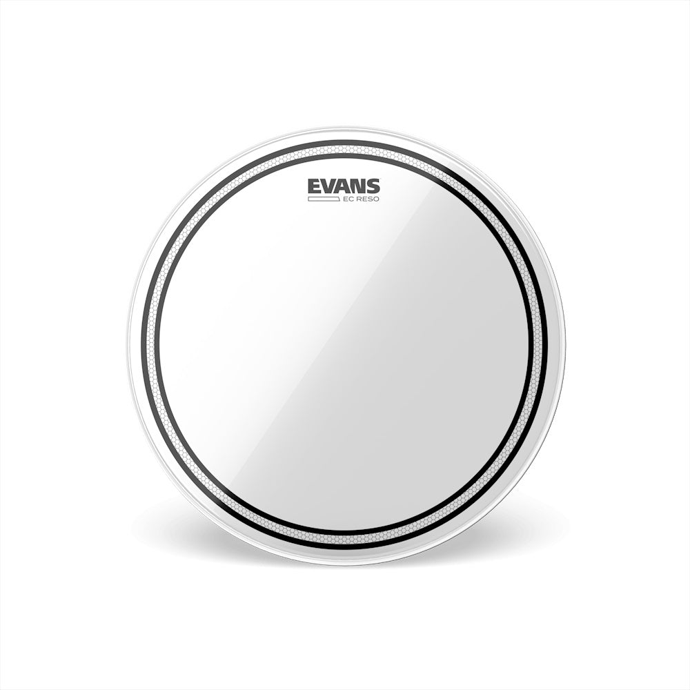 Evans 12 Inch ECR Resonant Clear Drum Head - Premium Drum Skin for Snare and Toms - Perfect for Live Performances and Studio Recording