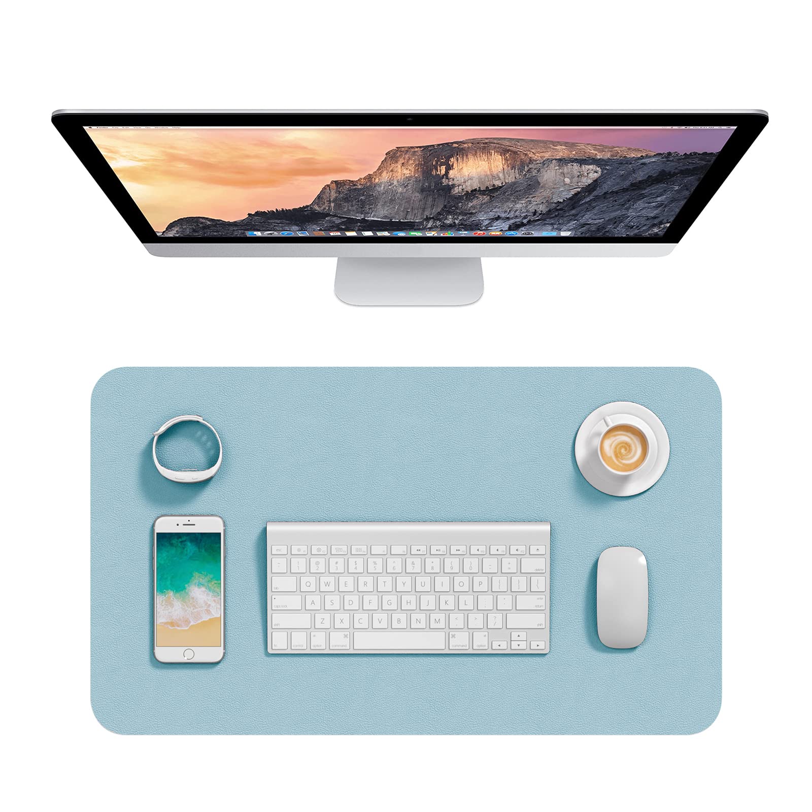 Premium PU Leather Desk Pad - 23.6