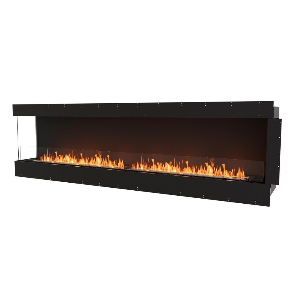EcoSmart Fire Flex Ethanol Firebox - One Open Side Design | Indoor/Outdoor Ventless Fireplace for Patio, Living Room & Bedroom | Eco-Friendly Bioethanol Fuel Fireplace
