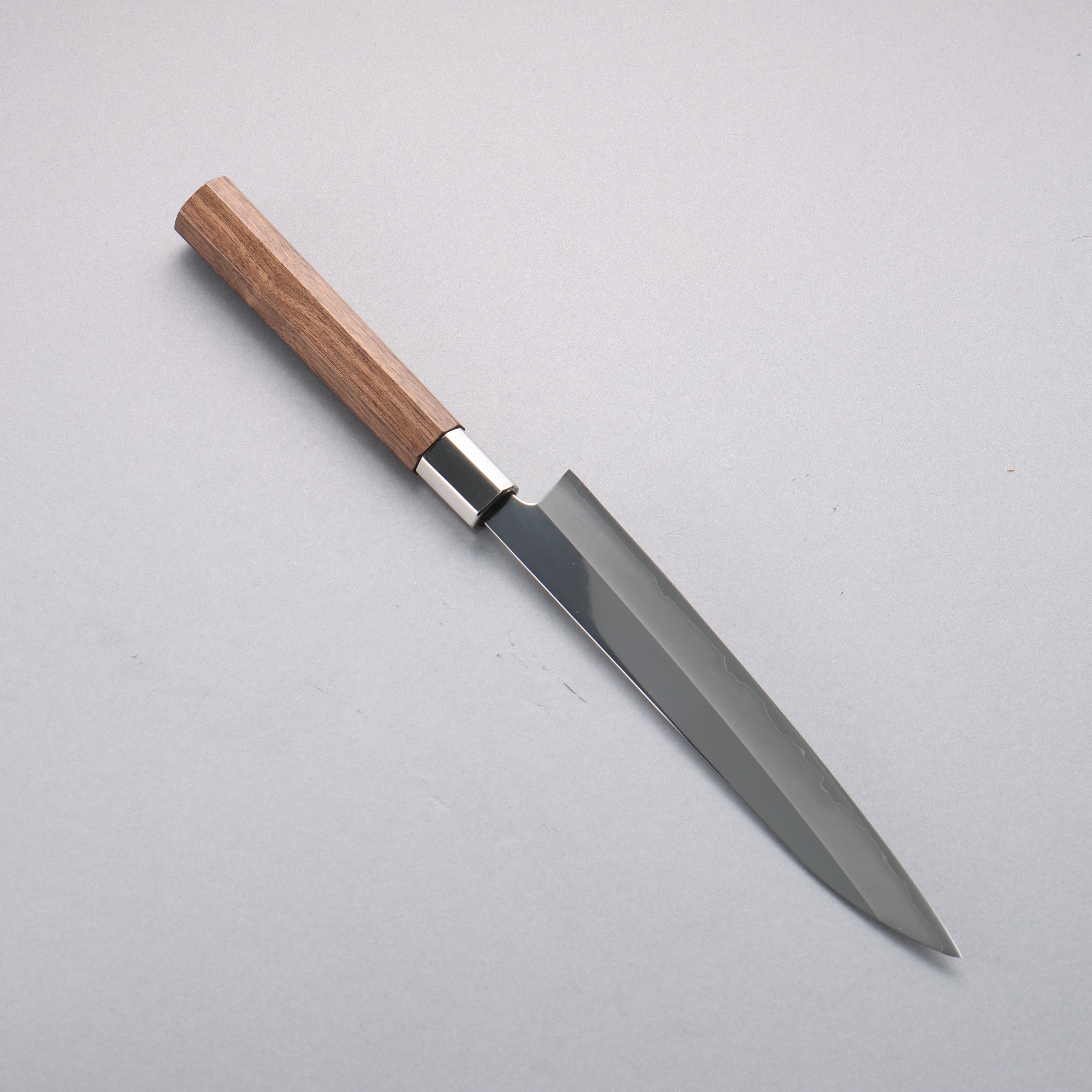 Premium Kurotori Silver Steel No.3 Migaki Finished Sujihiki Knife - 195mm Walnut Handle - Japanese Slicing Knife for Sushi, Sashimi & Meat Cutting - Professional Chef & Home Kitchen Use