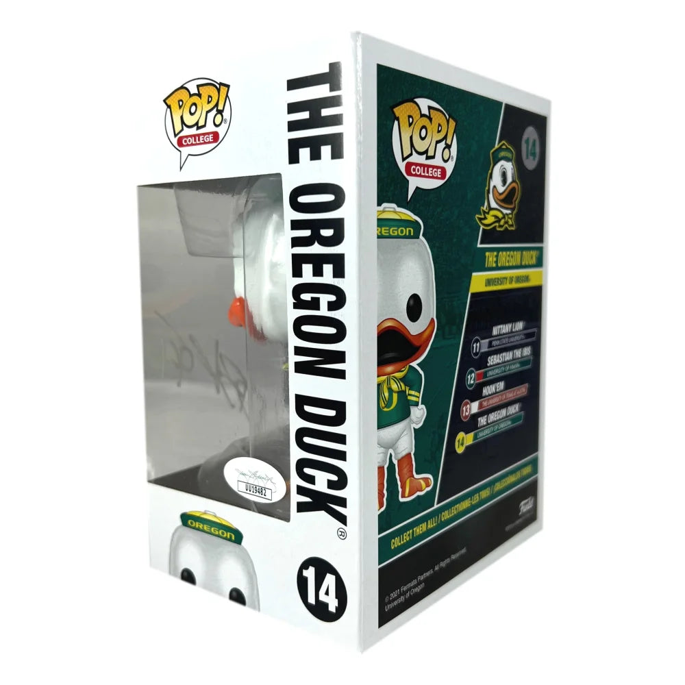 Authentic DeForest Buckner Signed Oregon Ducks Funko Pop #06 with JSA COA - Indianapolis Colts NFL Memorabilia for Collectors & Sports Fans - Perfect for Man Cave, Game Room Decor, or Gift for Football Enthusiasts