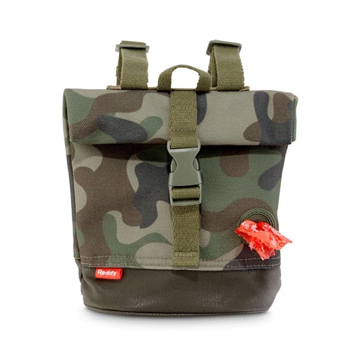 Reddy Camo Canvas Dog Backpack for Small & Medium Dogs - Durable Pet Carrier for Hiking, Travel & Outdoor Adventures