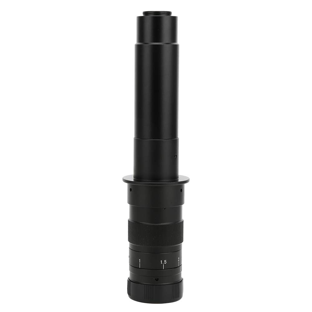 300X Adjustable Zoom C Mount Lens 0.7X-4.5X Magnification for Industrial Microscope Camera - High Precision Inspection & PCB Repair Tool for Electronics, Jewelry, and Watchmaking