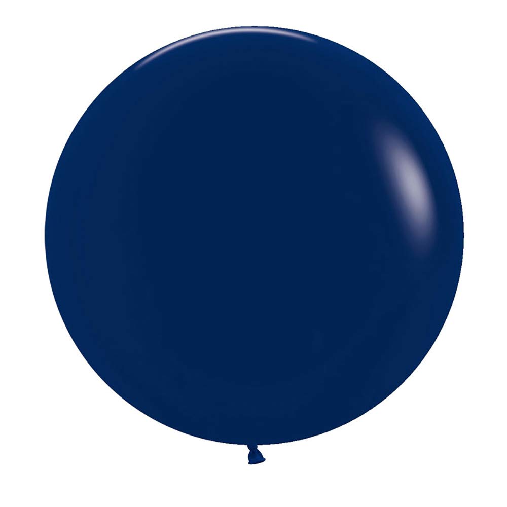 Betallatex 24 Inch Navy Blue Latex Balloons for Party Decorations, Birthday Celebrations, and Special Events