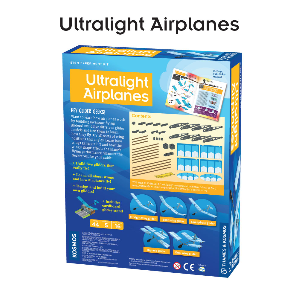Fun & Educational Engineering 3-Pack: Ultralight Airplanes, Rubber Band Racers & Solar Powered Rovers - STEM Learning Toys for Kids Ages 8-12 - Perfect for Science Fairs, Classroom Projects & DIY Engineering Activities