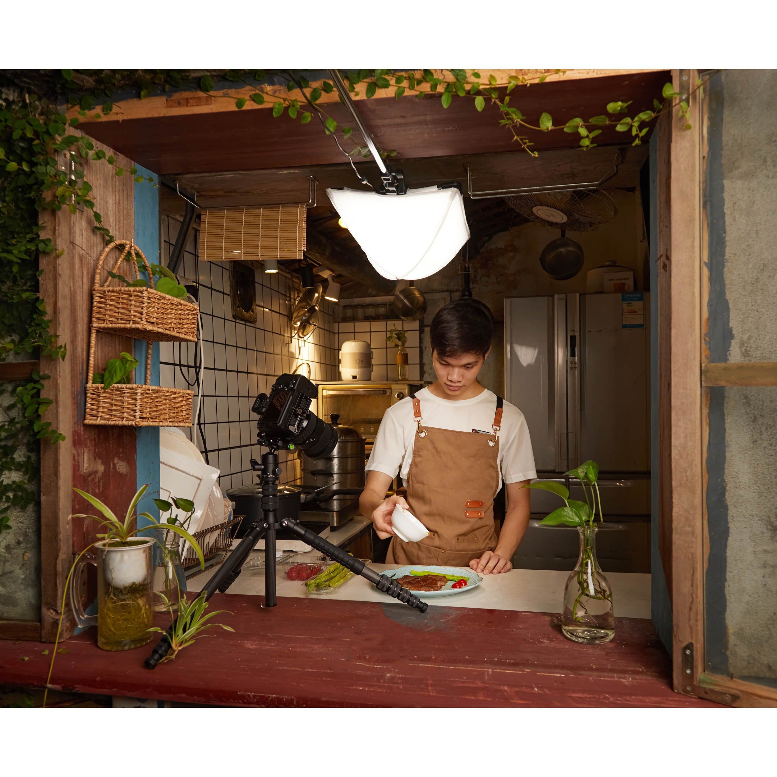 Godox FP50 Pancake Lantern Softbox for FH50BI/FH50R LED Panel Lights - Perfect for Photography, Videography & Studio Lighting