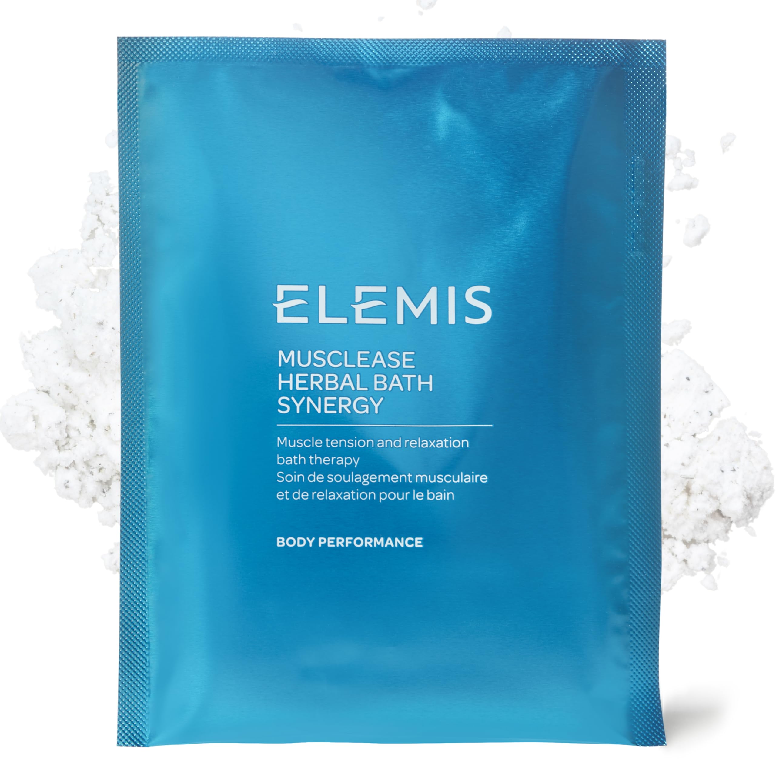ELEMIS Musclease Herbal Bath Synergy - Calming Muscle Tension Relief & Relaxation Therapy Soak for Post-Workout Recovery | 10 Sachets | Perfect for Athletes, Yoga Practitioners & Stress Relief at Home