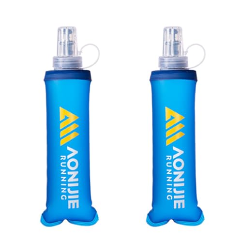 A-250ml (8.5oz) - 2 Pack - TPU Water Bottle-G