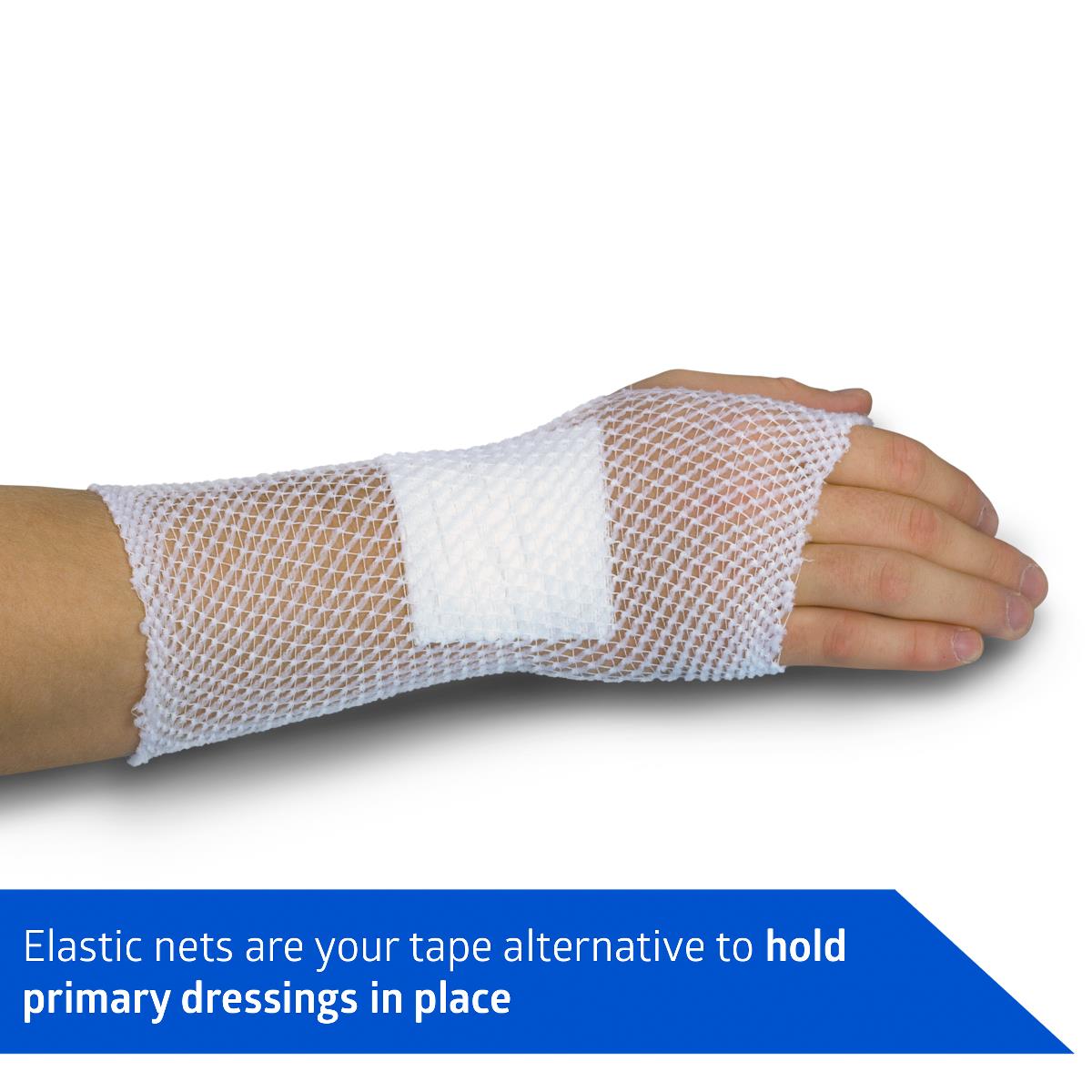Medline Stretch Tubular Elastic Dressing Retention Nets - Breathable Medical Bandage for Wound Care (Various Sizes) - Ideal for Post-Surgery, Burn Dressings & Compression Therapy