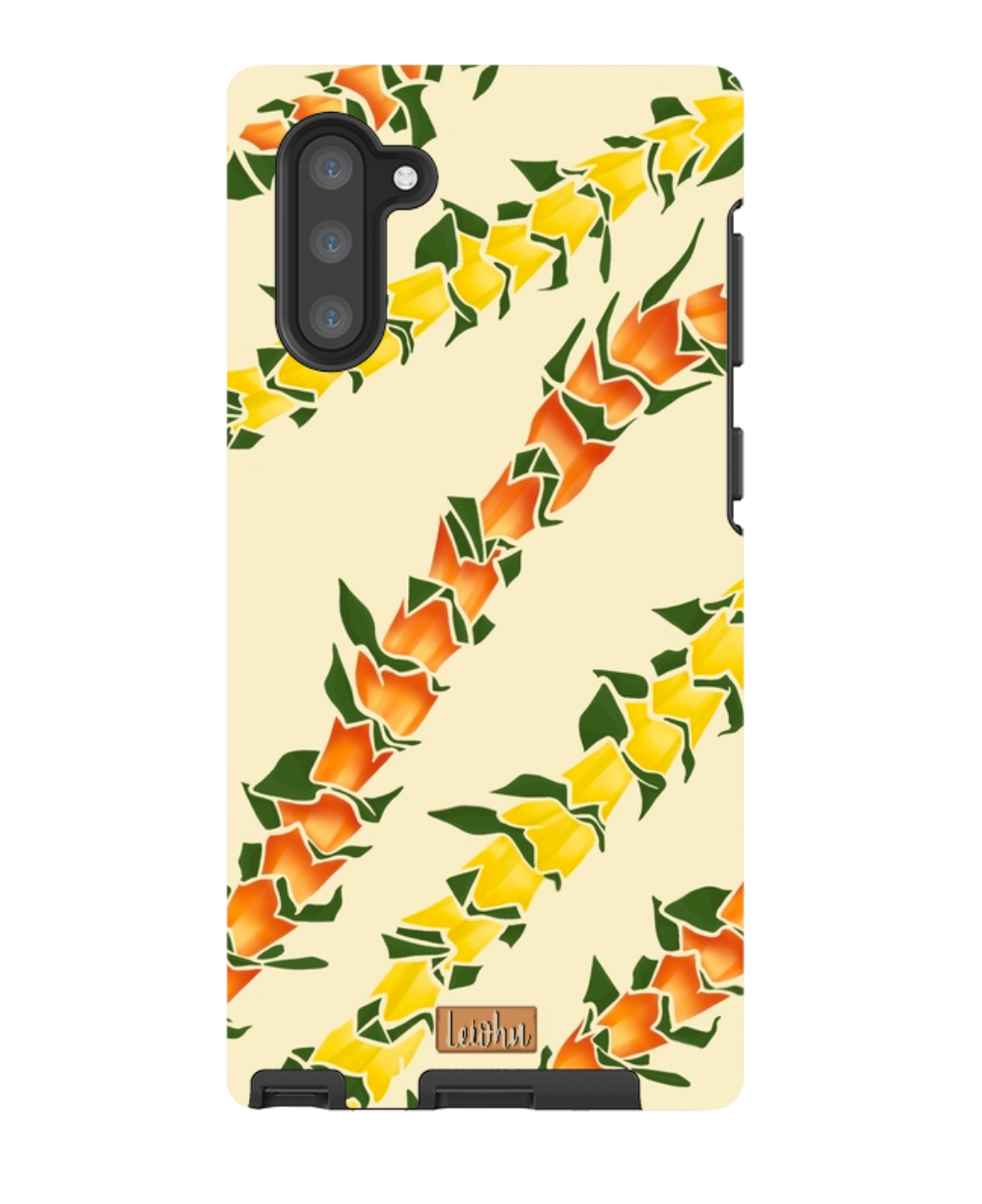 Samsung Galaxy Note 10 Case with Hala Lei Design - Premium Protective Phone Cover for Work, Travel & Everyday Use