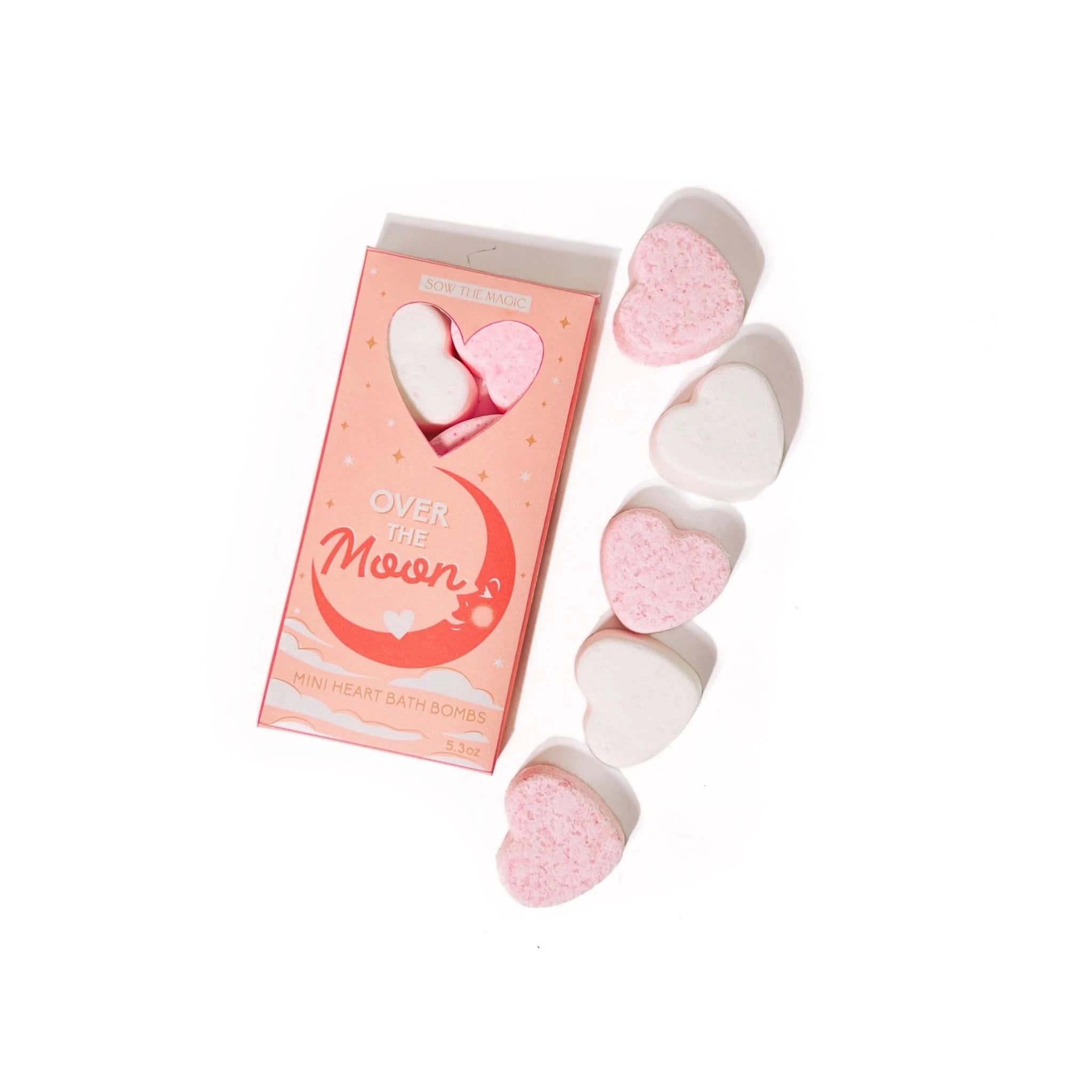 Mini Heart Bath Bombs - Luxurious Moisturizing & Aromatherapy for Relaxing Spa & Self-Care at Home | Perfect for Valentine's Day, Anniversary & Romantic Gifts