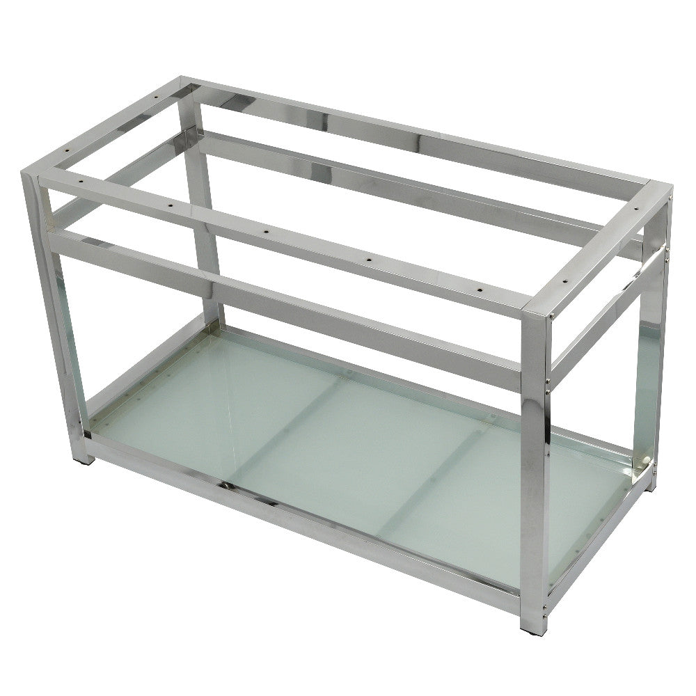Kingston 49x22x30 Commercial Console Vanity Sink Base - Durable Bathroom Vanity Cabinet for Restrooms, Hotels & Offices - Perfect for Modern Washroom & Powder Room Designs