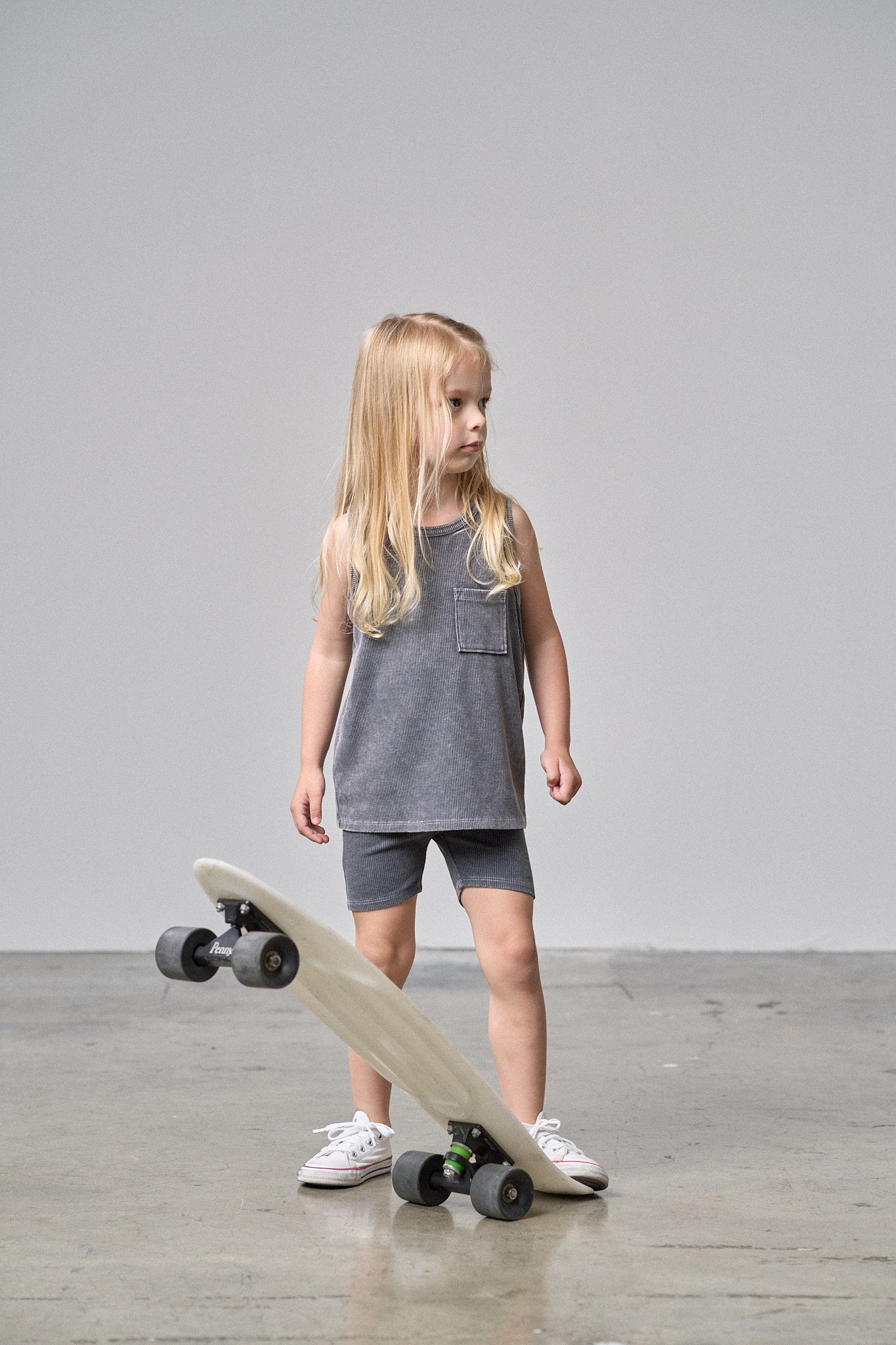 Acid Wash Ribbed Tank Top - Black | Women's Vintage Style Sleeveless Shirt for Casual Wear, Summer Outfits, and Layering