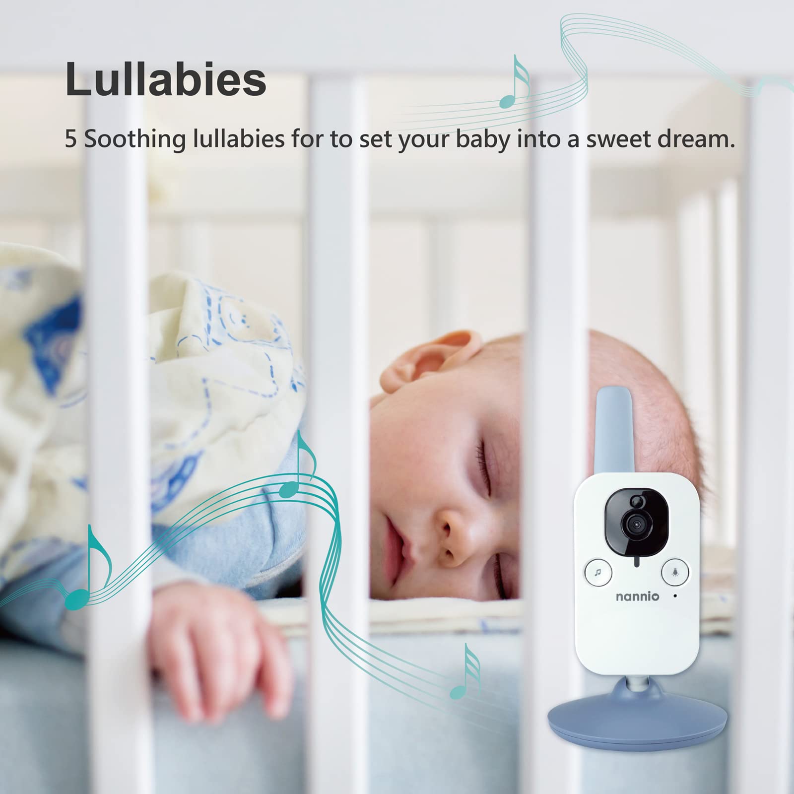Nannio Hero 3 Baby Monitor with HD Camera - 2.4