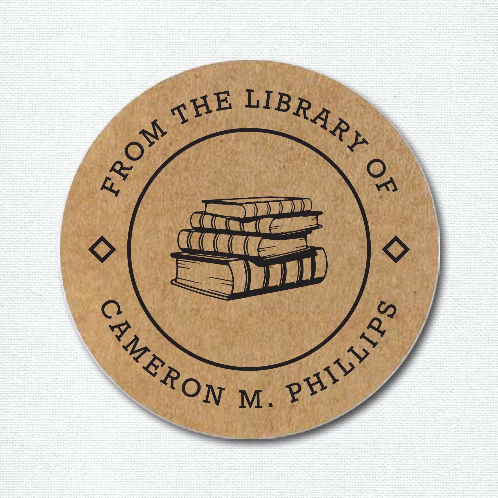 Personalized Book Labels - 90 Round 1.5
