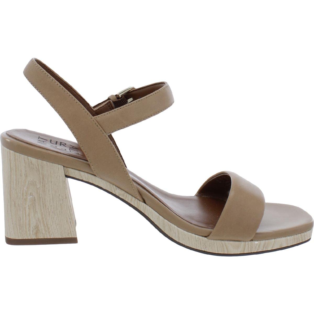 Naturalizer Women's Rose Ankle Strap Sandal - Comfortable Summer Dress Sandals for Women, Casual & Wedding Shoes with Adjustable Buckle - Perfect for Beach, Vacation, and Outdoor Events