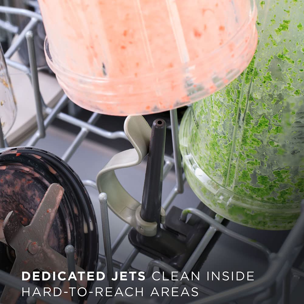 GE® Top Control Dishwasher with Plastic Interior - Sanitize Cycle & Dry Boost for Sparkling Clean Dishes | Perfect for Kitchens, Restaurants, and Busy Households