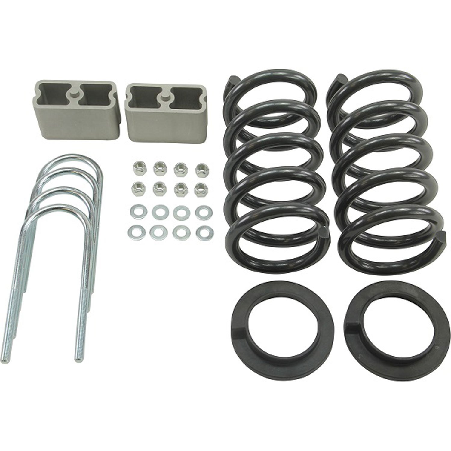 Belltech 627 Lowering Kit for Chevy Silverado & GMC Sierra - 2/4 Inch Drop Suspension Kit | Perfect for Street Performance & Custom Truck Builds