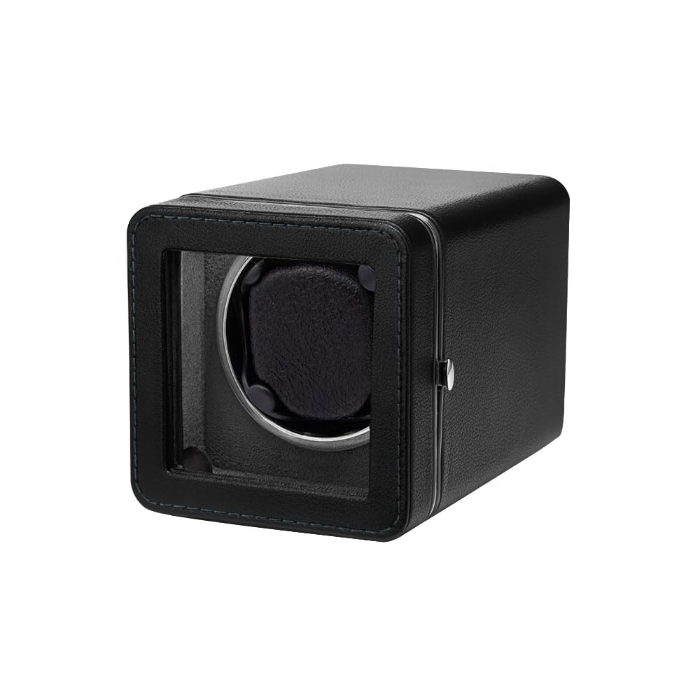 Premium Single Automatic Watch Winder for Rolex & Luxury Watches - Super Quiet Motor, 4 Rotation Modes, LED Display, USB-C Powered (Adapter Not Included) - Perfect for Watch Collectors & Nightstand Storage