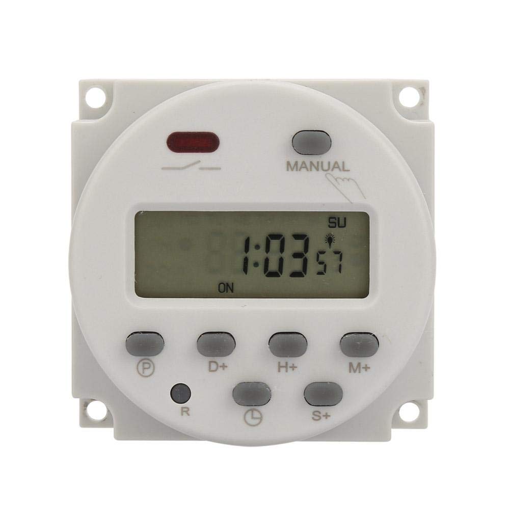 Programmable Digital Timer Switch with LCD Display - 5V DC Electronic Controller for Home Automation, Appliances & DIY Projects
