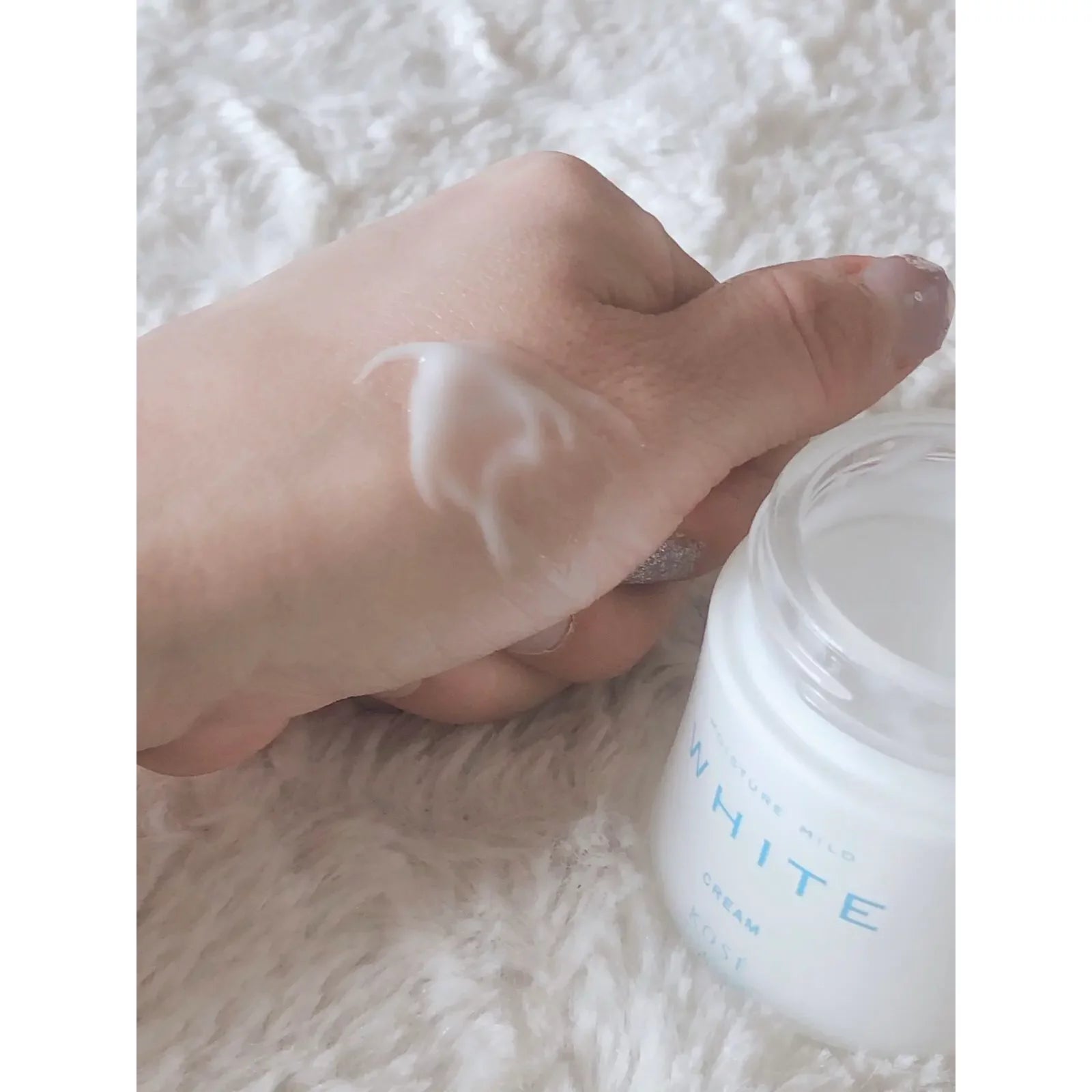 Kose Moisture Mild Cream - Hydrating & Blemish Care Face Moisturizer 55g for Dry & Sensitive Skin | Daily Skincare Routine & Night Cream