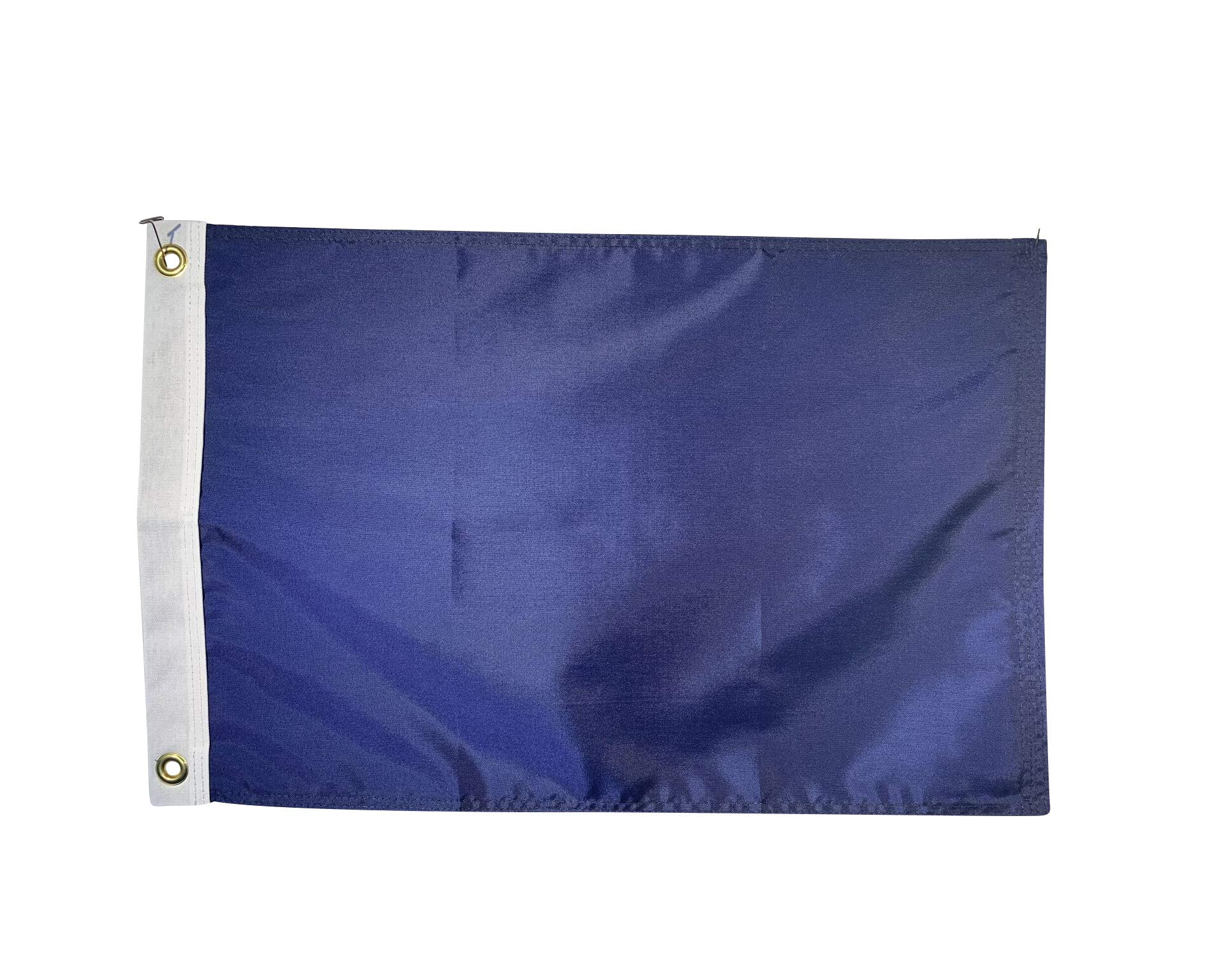 Set of 25 Blank Old Glory Blue Nylon Flags - 2x3 Feet American Made Patriotic Decorative Flags for Parades, Events & Home Decor