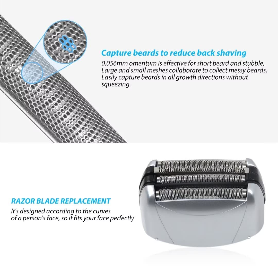 Panasonic WES9020PC/WES9020 Shaver Replacement Foil & Blade Combo - Compatible with ES8243AA & A-RC4 4-Blade Shavers - Perfect for Smooth, Close Shaving at Home or Travel