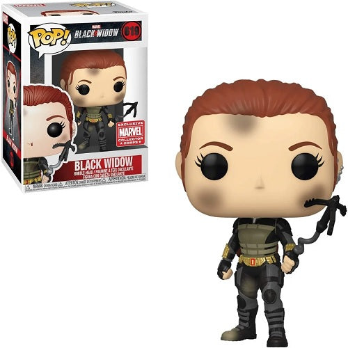 Funko POP! Marvel Collector Corps Exclusive Black Widow #619 Vinyl Figure with Protective Case - Perfect for Marvel Fans, Collectors & Display in Home Office
