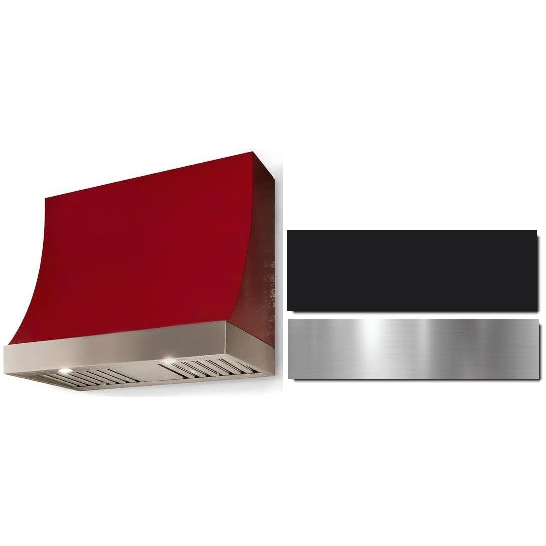 AGA 48 Inch Marquee Series Wall Mount Range Hood AH4830MRQMBLBN - Professional Stainless Steel Kitchen Vent Hood for Gas Stoves & Cooking - Perfect for Home Chefs & Modern Kitchens