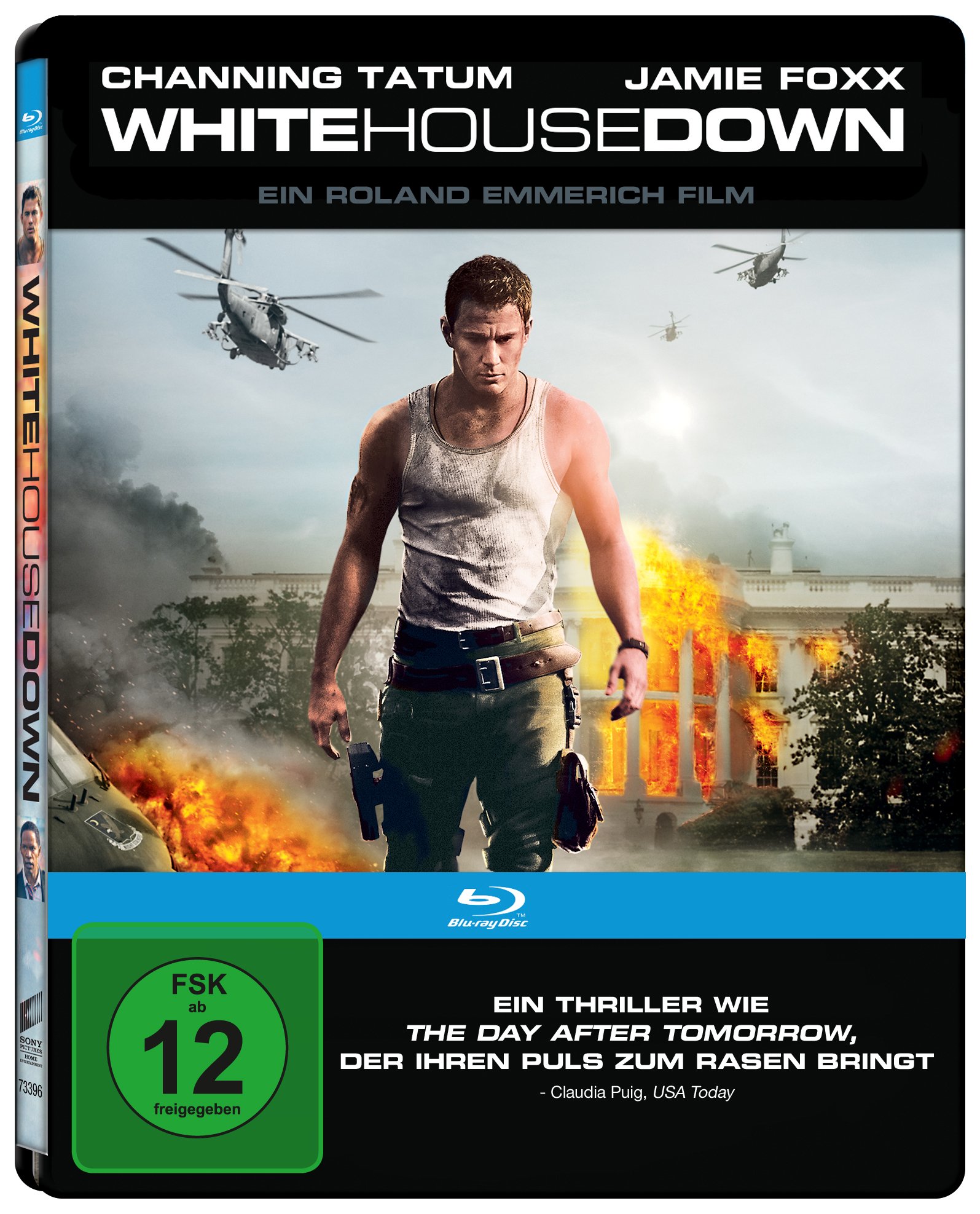 White House Down - Blu-ray Steelbook Edition | Action Thriller Movie | Perfect for Movie Collectors & Home Theater Enthusiasts