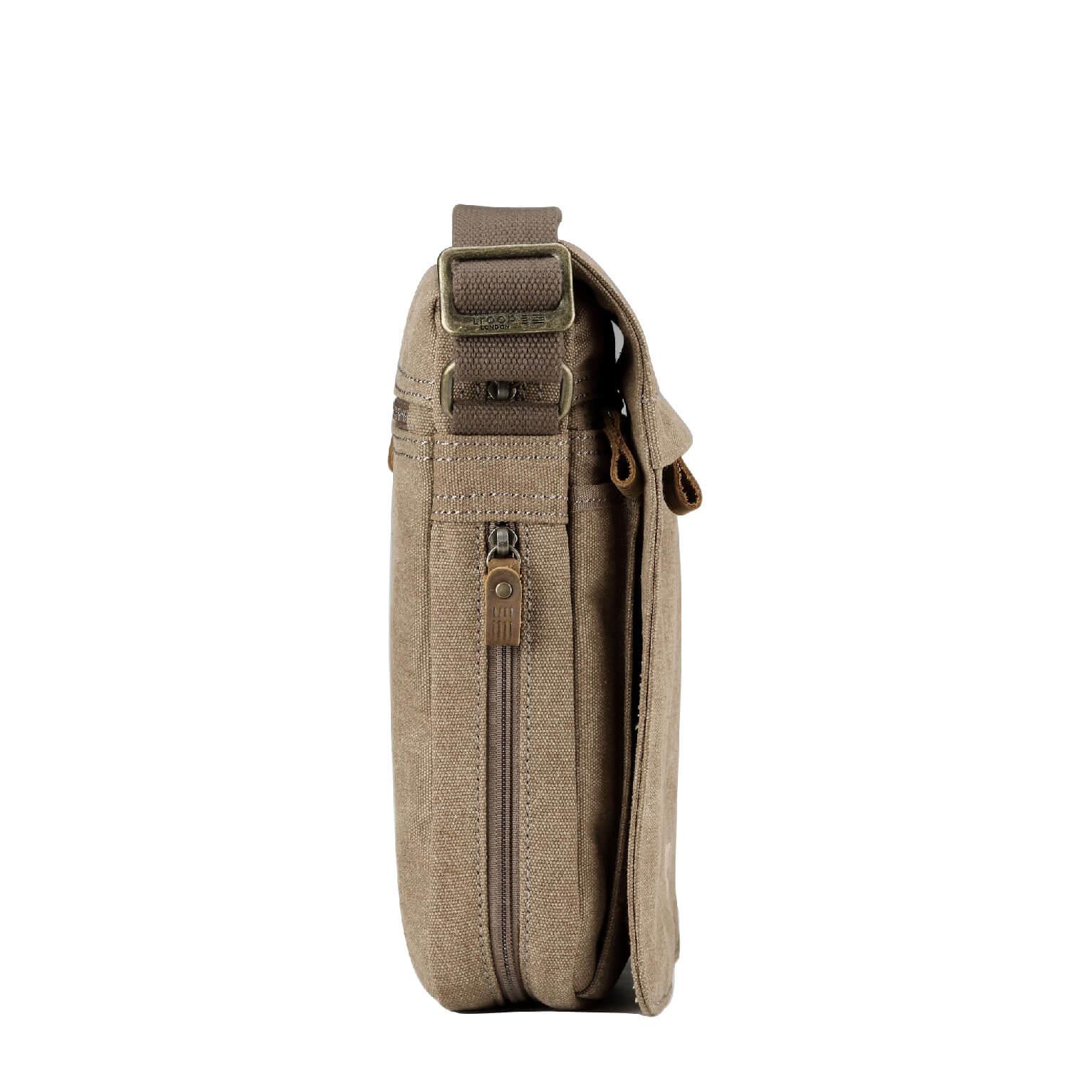 TRP0242 Troop London Classic Canvas Crossbody Bag for Men & Women - Stylish & Durable Shoulder Bag for Travel, Work & Everyday Use