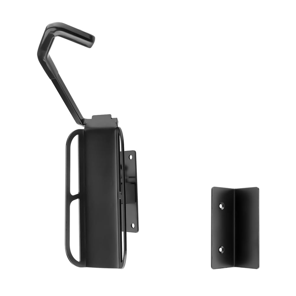 XGFTHG 1 Pack Swivel Bike Wall Mount Rack with Tire Tray - Vertical Bike Storage Hook for Garage - Perfect for Organizing Bikes in Small Spaces & Home Storage