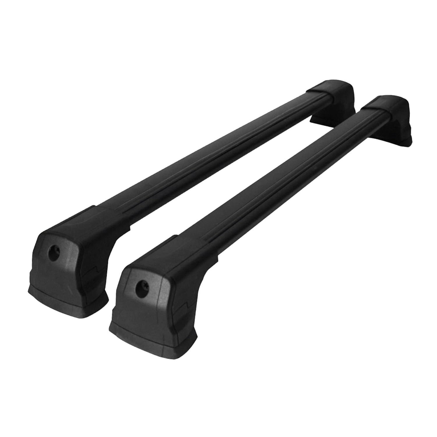 OMAC Black Roof Rack Cross Bars for Mazda 3 Sedan (2010-2013) - 2-Piece Anti-Theft Cargo Carrier System for Kayak, Canoe, Surfboard, Ski, Snowboard & Camping Gear - Perfect for Road Trips, Outdoor Adventures & Travel Accessories